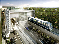 People mover which will transfer passengers from Miarport terminal to Rental Car centre
